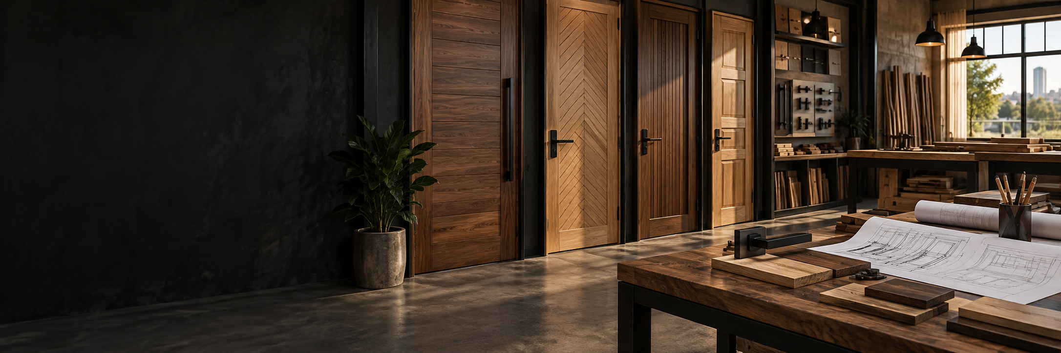 Houseman door showroom