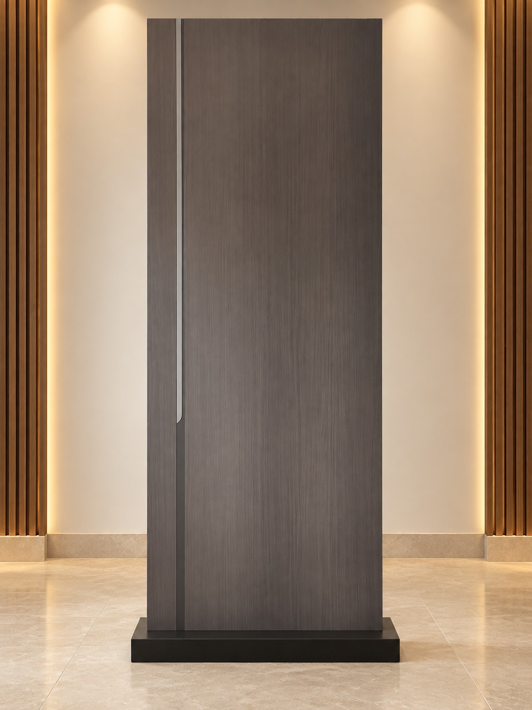 Charcoal modern door